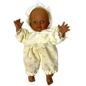 Vintage Baby Doll Uneeda African American Mini 7 Inch Doll
